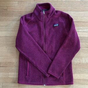 Girls Patagonia Better Sweater Jacket, size 12